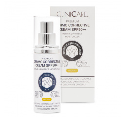 PREMIUM DERMO CORRECTIVE CREAM SPF50 100 ml poprawia koloryt oraz chroni skórę przed promieniami UVA/UVB 