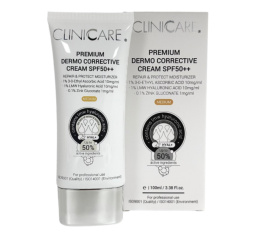 PREMIUM DERMO CORRECTIVE CREAM SPF50 100 ml poprawia koloryt oraz chroni skórę przed promieniami UVA/UVB 