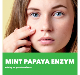 Mint papaya Enzym - zabieg na trądzik.