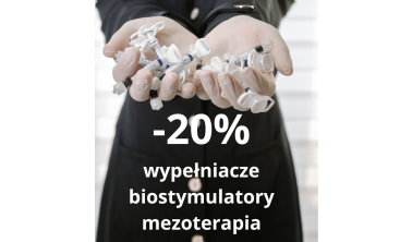 BIOSTYMULATORY, WYPEŁNIACZE, MEZOTERAPIA - TANIEJ O20%